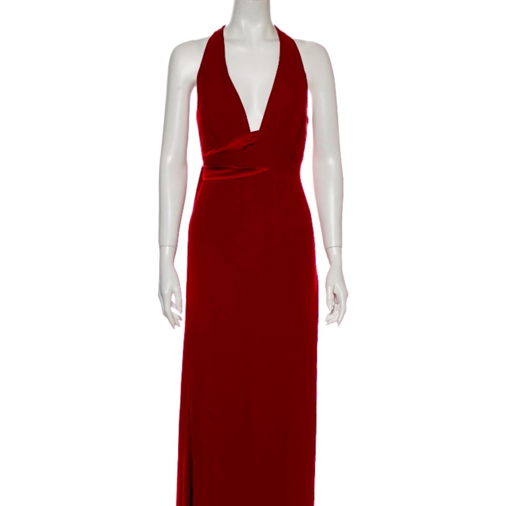 Red Evening Gown - Floor Length